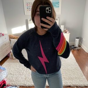 AVIATOR NEON LIGHTNING SWEATSHIRT